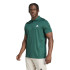 Polo de Fitness adidas TrEs Base Hombre Verde Oscuro/Blanco