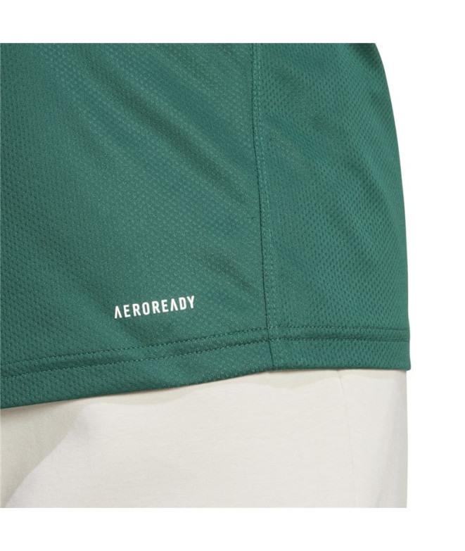 Polo de Fitness adidas TrEs Base Homem Verde...