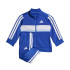 Fato de treino adidas 3 Bandas Tib Ts Bebês Azul/Branco