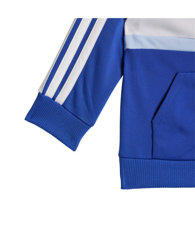 Chándal adidas 3 Bandas Tib Ts Bebés Azul/Blanco