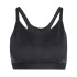 Sutiã esportivo de Fitness adidas Pwi L Ms Mat Mulher Negro/Carbono