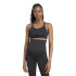 Sutiã esportivo de Fitness adidas Pwi L Ms Mat Mulher Negro/Carbono