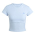 Camiseta de Fitness adidas Hyg Rib Baby Mulher Azul