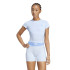 Camiseta de Fitness adidas Hyg Rib Baby Mulher Azul