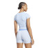 Camiseta de Fitness adidas Hyg Rib Baby Mulher Azul