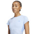 Camiseta de Fitness adidas Hyg Rib Baby Mulher Azul