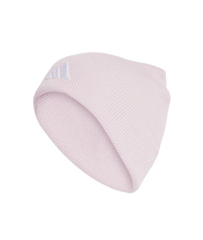 Gorro adidas New Log Bea Cuf Rosa / Blanco