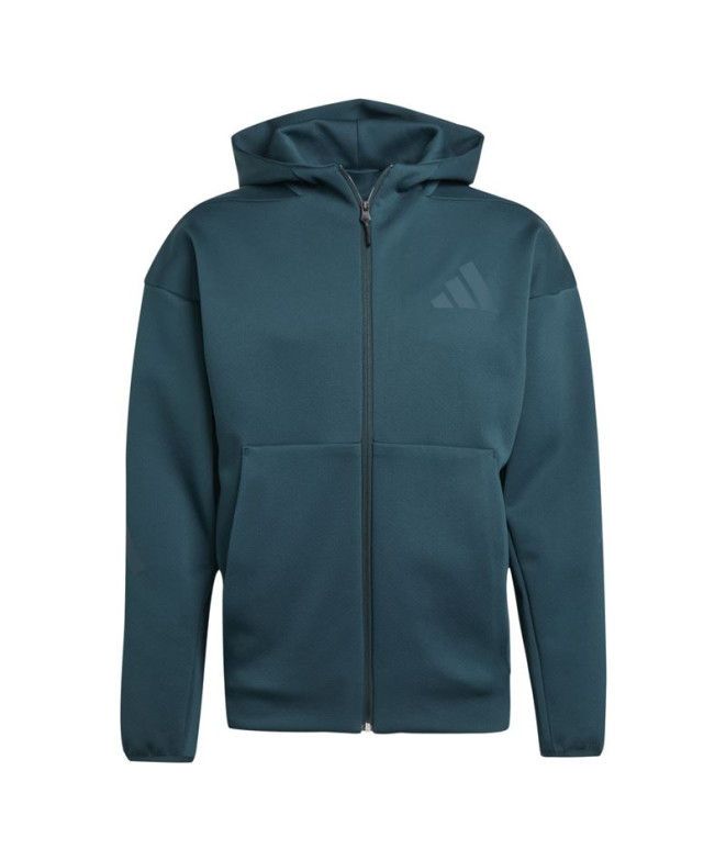 Sweat adidas Z.N.E. Fz Homme Blanc