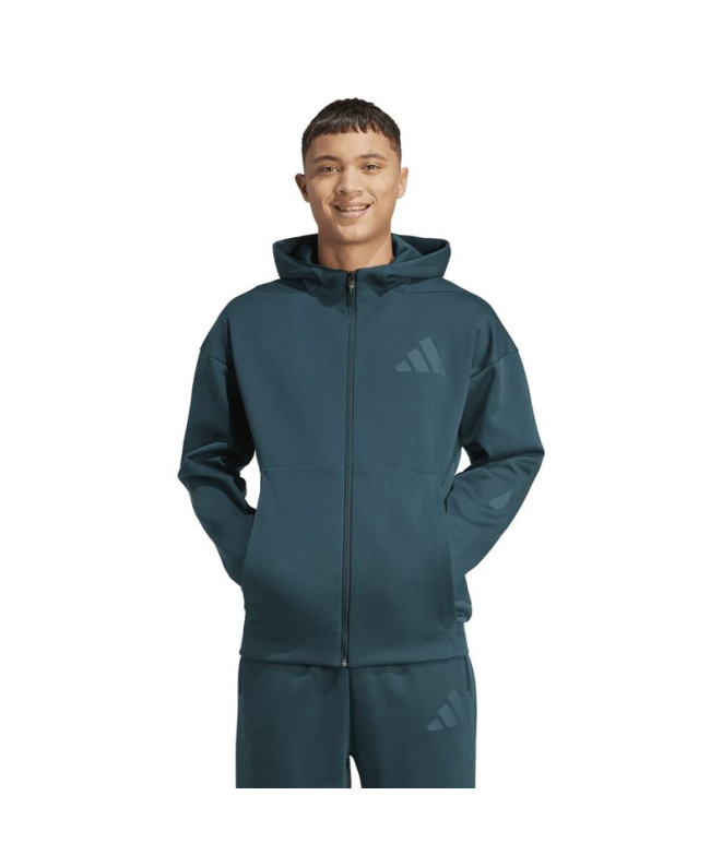 Moletom adidas Z.N.E. Fz Homem Branco