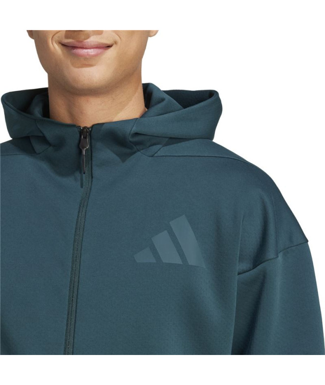 Moletom adidas Z.N.E. Fz Homem Branco