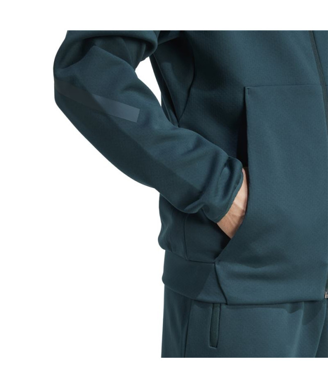 Moletom adidas Z.N.E. Fz Homem Branco