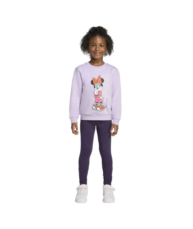 Conjunto adidas Lg Dy Mi Jog Infantil Lila