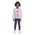 Conjunto adidas Lg Dy Mi Jog Infantil Lila