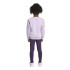 Conjunto adidas Lg Dy Mi Jog Infantil Lila