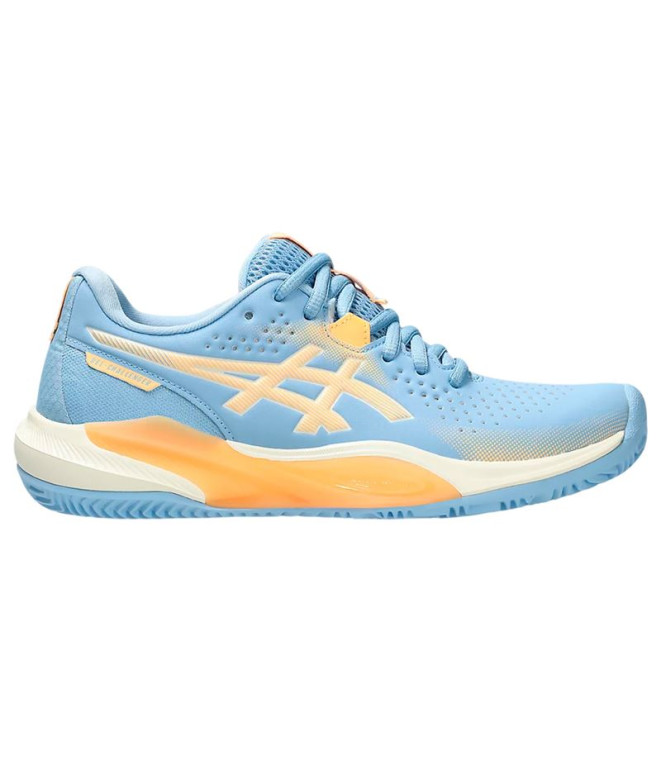 Zapatillas de Pádel ASICS Gel-Challenger 15 Padel Mujer Azul/Naranja
