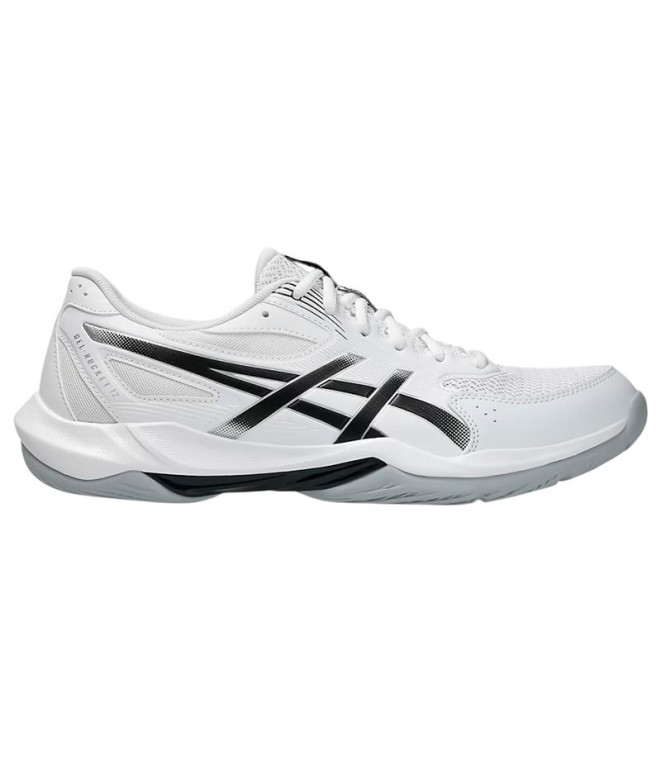 Chaussures de Handball ASICS Gel-Rocket 12 Homme Blanc/Nègre