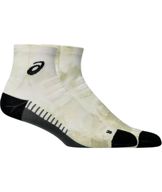 Calcetines de Running ASICS Performance Run Quarter Sock Blanco/Naranja