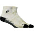 Meias de Running ASICS Performance Run Quarter Sock Branco/Laranja