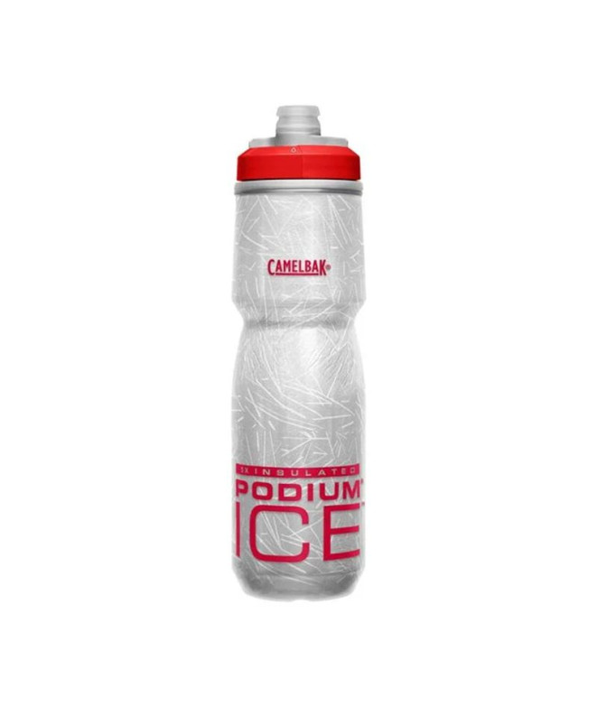 Cantil de Ciclismo Camelbak Podium Ice Fiery Vermelho 0.6L