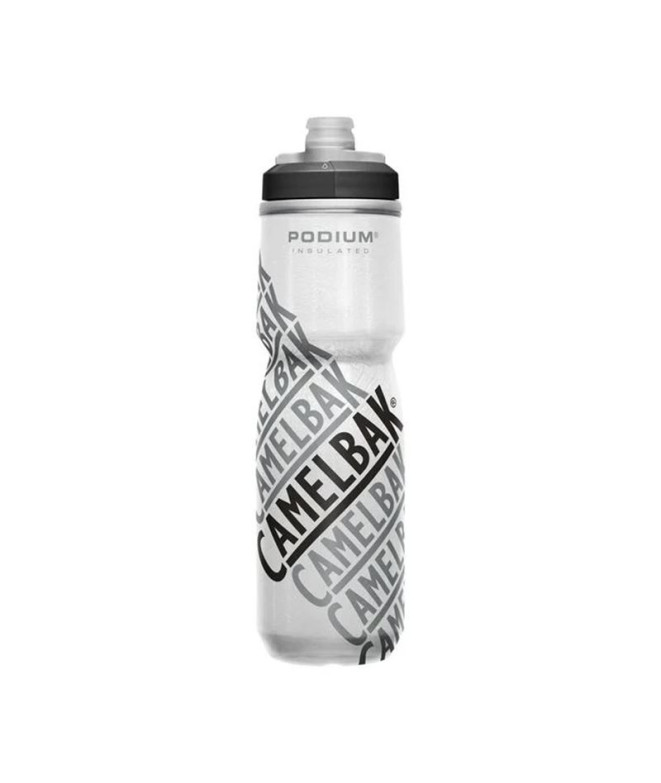 Bidón de Ciclismo Camelbak Podium Chill Blanco/Negro 0.7L