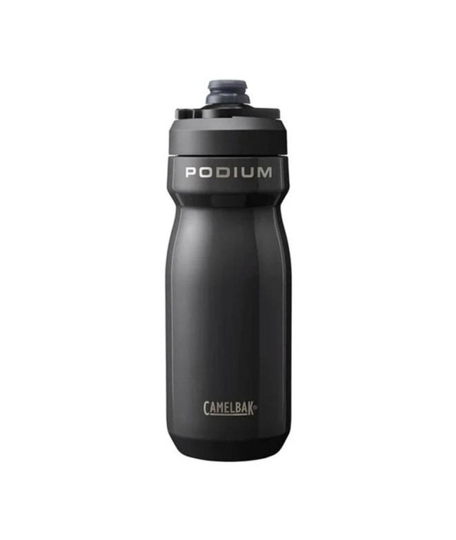 Bidon de Cyclisme Camelbak Podium Isolé Acier 18Oz Noir