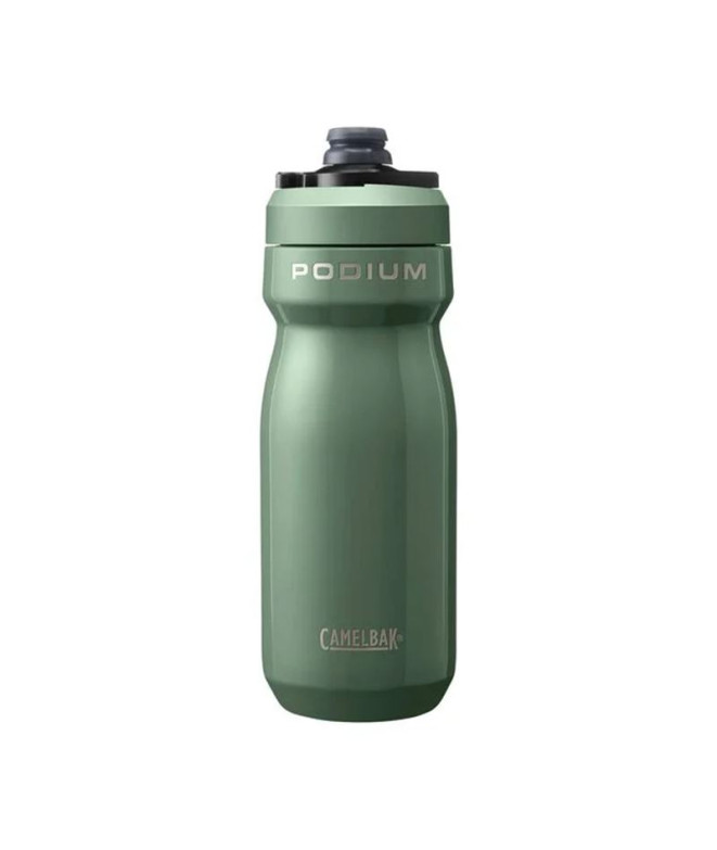 Bidon de Cyclisme Camelbak Podium Isolé Acier 18Oz Moss