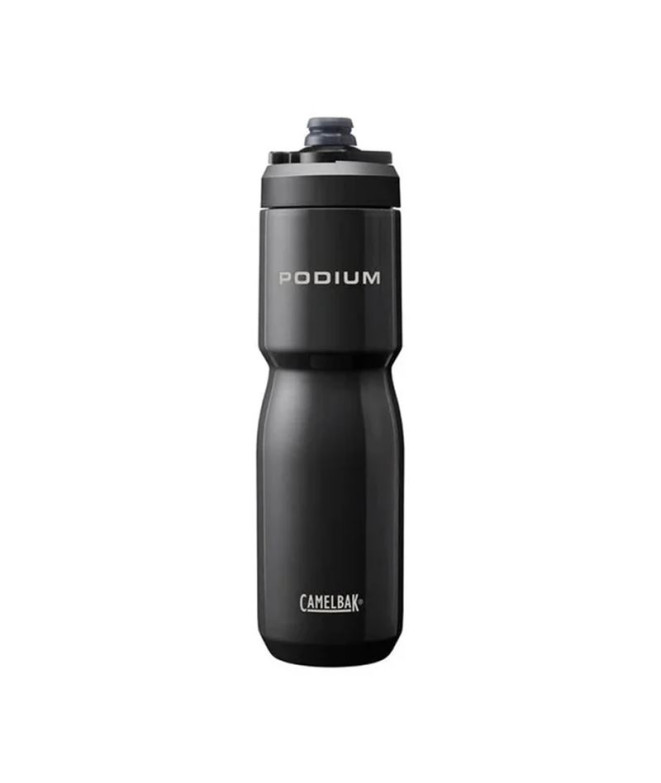 Bidon de Cyclisme Camelbak Podium Isolé Acier 22Oz Noir