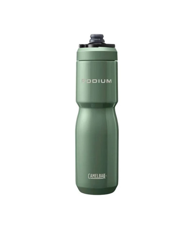 Bidon de Cyclisme Camelbak Podium Isolé Acier 22Oz Moss