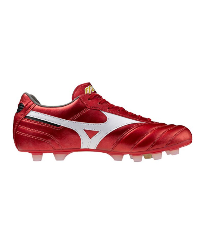 Bottes de Football Mizuno Morelia II Pro Ag Rouge/Blanc/Noir