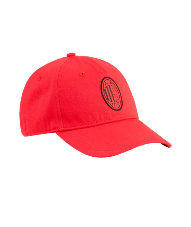 Casquette de Football Puma AC. Milan Ess Cap For All Time Rouge Homme