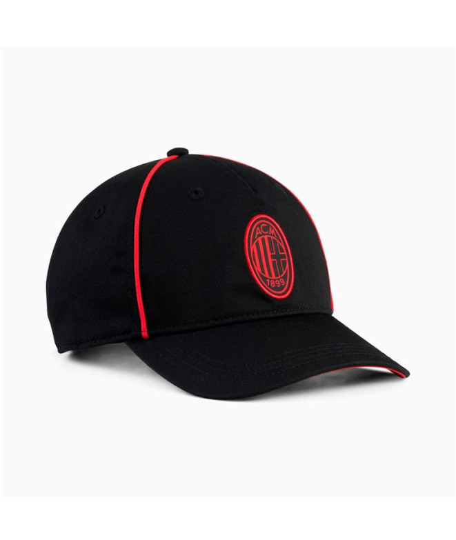 Casquette de Football Puma AC. Milan King Cap Noir Pour Tous Homme