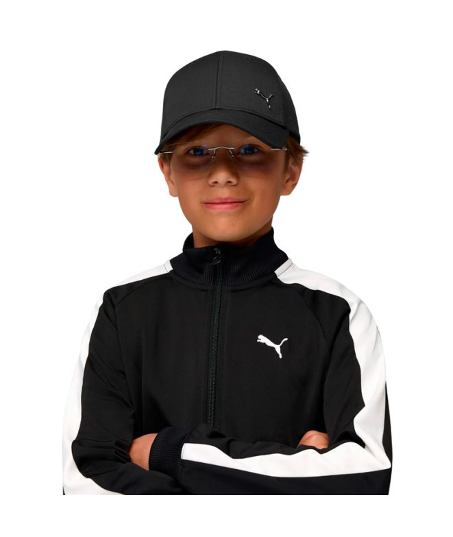 Boné Puma Essentials Metal Cat B Preto Infantil