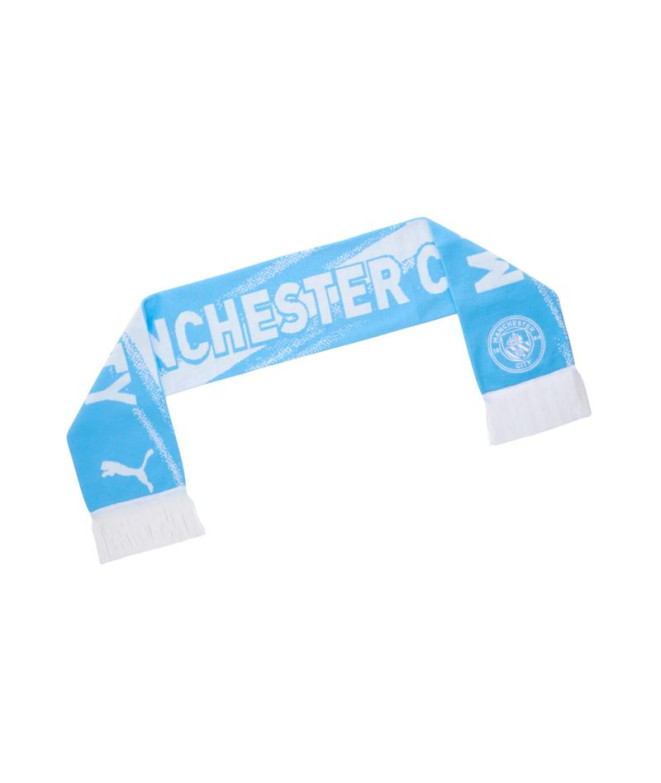 Bufanda de Fútbol Puma Manchester City Ess Scarf Team Light Azul Infantil