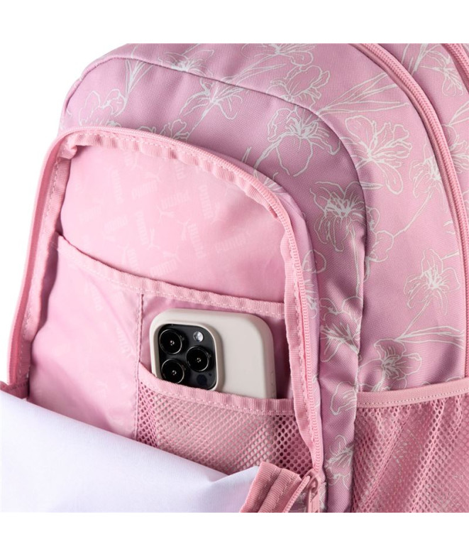 Mochila Puma Academy Aop BacPoised Rosa
