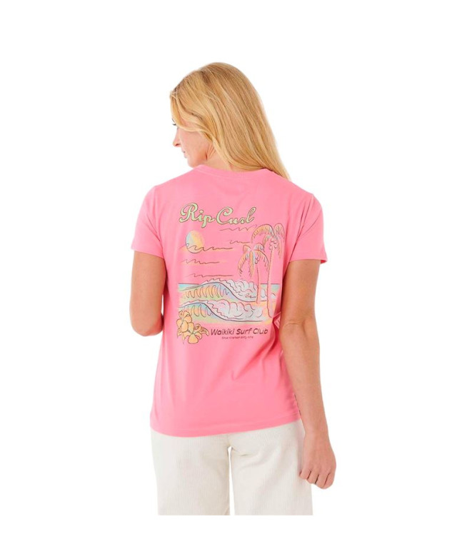 T-shirt Rip Curl T-shirt Waikiki Standard Femme...