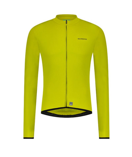 Maillot Shimano Vertex Thermal L.S. Jersey homem Verde Lima