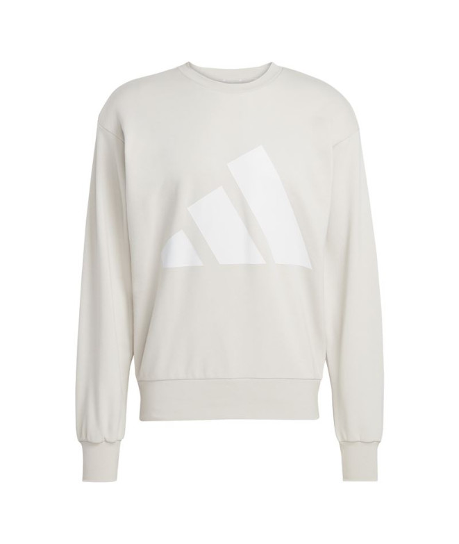 Moletom adidas Bl French Terry Swt Homem Branco/Bege