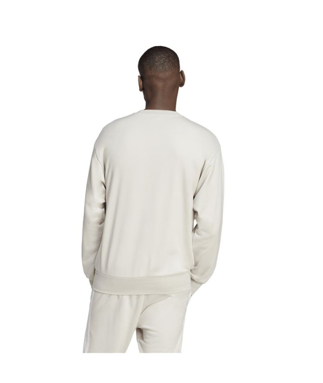 Sweat adidas Bl French Terry Swt Homme Blanc/Beige