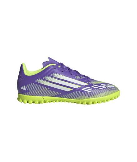 Botas de Futebol adidas F50 Club Tech Fit Infantil Roxo Botas de Futebol adidas F50 Club Tech Fit Infantil Roxo