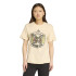 Camiseta de Fitness adidas Farm Gfx Tee Mulher Bege