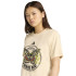 Camiseta de Fitness adidas Farm Gfx Tee Mulher Bege