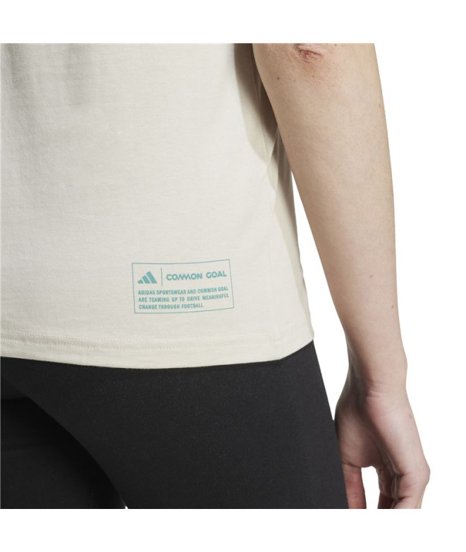 T-shirt adidas Tiro Femme Blanc