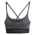 Sutiã esportivo de Fitness adidas Hyg Rib Bralett Mulher Cinza
