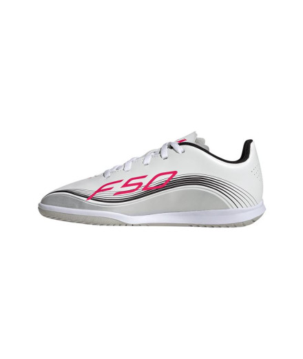 Bottes de Football adidas F50 Messi Club In Enfant Argent