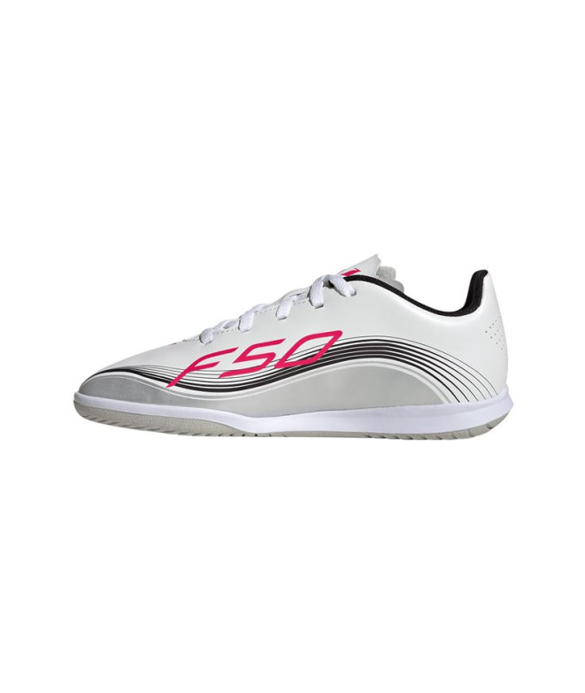 Bottes de Football adidas F50 Messi Club In Enfant Argent