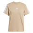 Camiseta adidas 3 Bandas Sj B Mujer Marrón