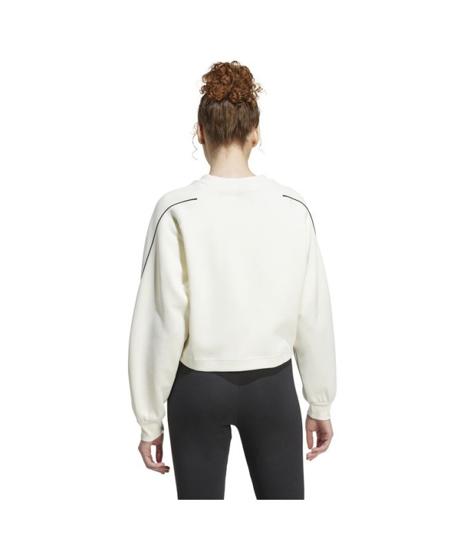 Sweat adidas Stadium Swt Femme Beige