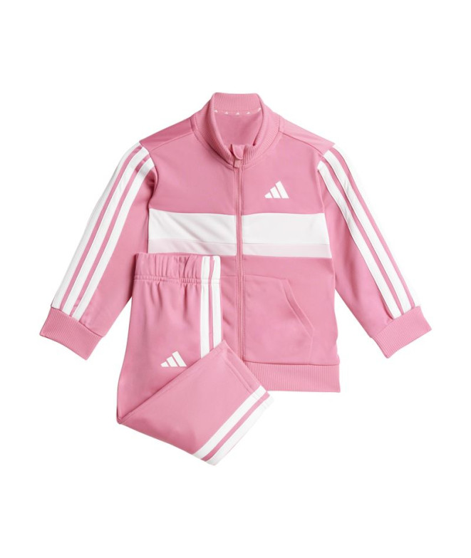 Chándal adidas 3Bandas Tib Ts Bebés Rosa