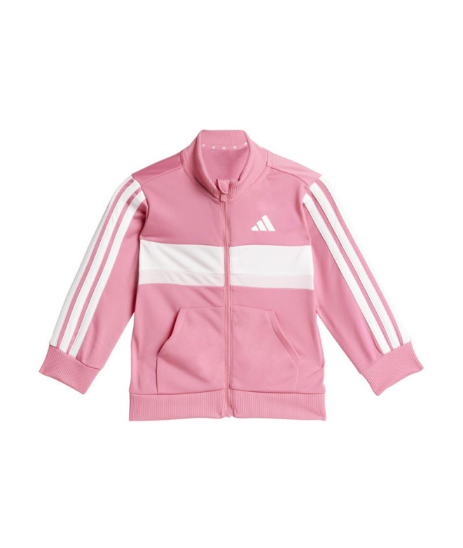 Chándal adidas 3Bandas Tib Ts Bebés Rosa