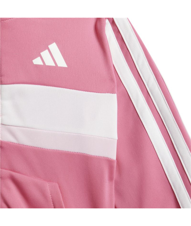 Chándal adidas 3Bandas Tib Ts Bebés Rosa
